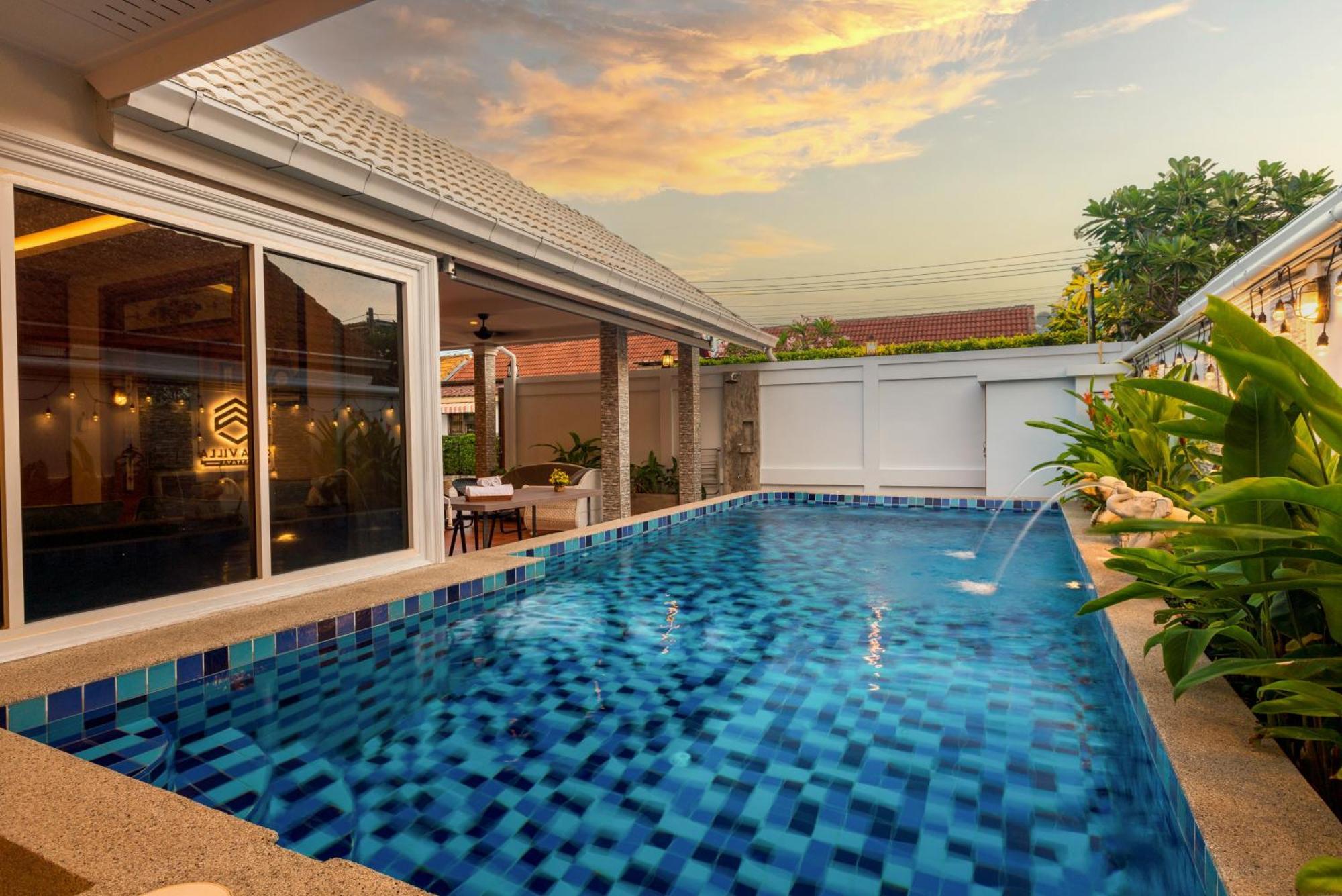 Pattaya Private Villa - Pool,Sauna,Snooker,Bbq מראה חיצוני תמונה
