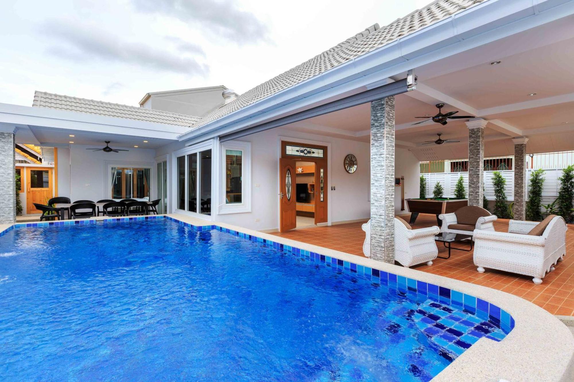 Pattaya Private Villa - Pool,Sauna,Snooker,Bbq מראה חיצוני תמונה