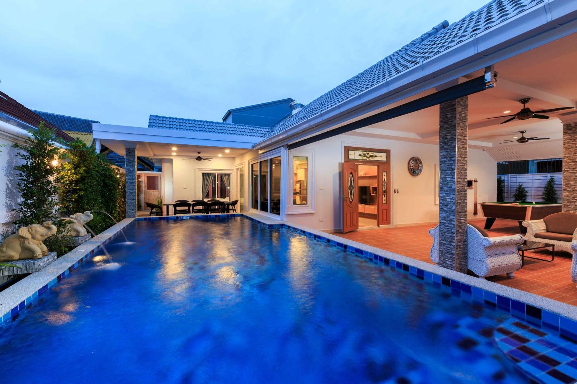 Pattaya Private Villa - Pool,Sauna,Snooker,Bbq מראה חיצוני תמונה